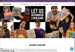 Sites similar to fairgamestore.com