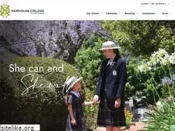 Sites similar to fairholme.qld.edu.au