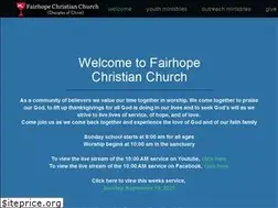 Sites similar to fairhopechristian.org