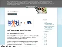 Sites similar to fairhousingblog.com