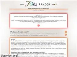 Sites similar to fairlyrandomtext.com