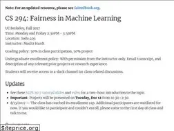 Sites similar to fairmlclass.github.io