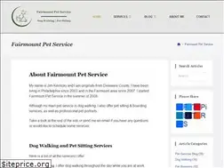 Sites similar to fairmountpetservice.com