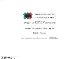 Sites similar to fairnesscommissioner.ca