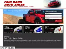 Sites similar to fairoaksautosales.net