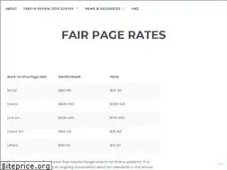 Sites similar to fairpagerates.com