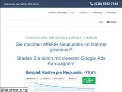 Sites similar to fairplayseo.de