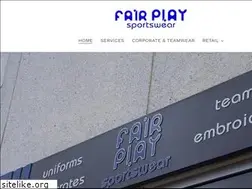 Sites similar to fairplaysportswear.com
