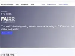 Sites similar to fairr.org
