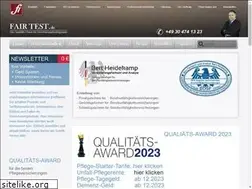 Sites similar to fairtest.de