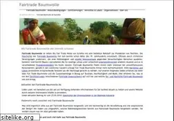 Sites similar to fairtrade-baumwolle.de