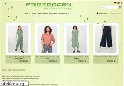 Sites similar to fairtragen.de