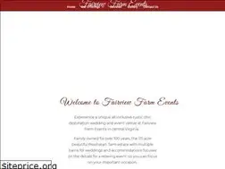 Sites similar to fairviewfarmevents.com