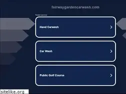 Sites similar to fairwaygardencarwash.com