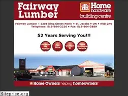 Sites similar to fairwaylumber.ca
