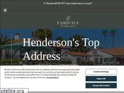 Sites similar to fairwaysongreenvalleylv.com