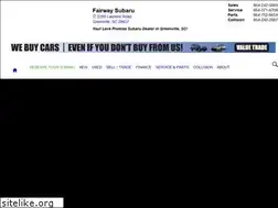 Sites similar to fairwaysubarusc.com