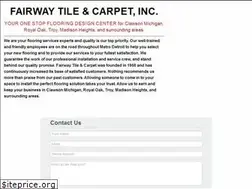 Sites similar to fairwaytileandcarpet.net