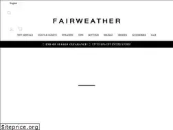 Sites similar to fairweatherclothing.com