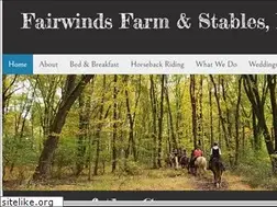 Sites similar to fairwindsstables.com