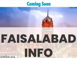 Sites similar to faisalabadinfo.com