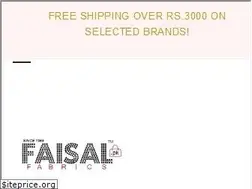 Sites similar to faisalfabrics.pk