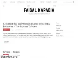 Sites similar to faisalkapadia.com