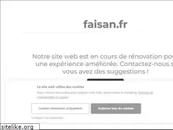 Sites similar to faisan.fr