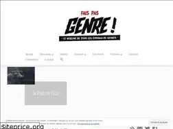 Sites similar to faispasgenre.com