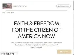 Sites similar to faith-freedom.org