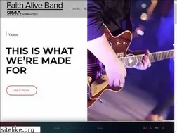 Sites similar to faithaliveband.com