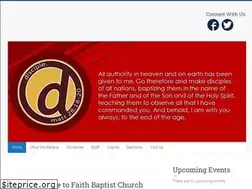 Sites similar to faithbaptist-mv.org