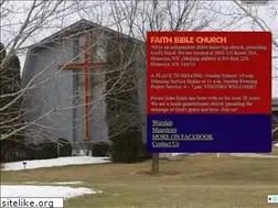 Sites similar to faithbiblechurchhoneoye.org