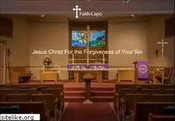 Sites similar to faithcapo.com