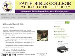Sites similar to faithcollege.org