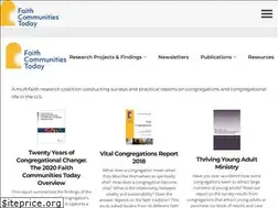 Sites similar to faithcommunitiestoday.org