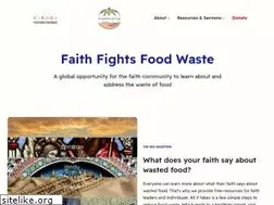 Sites similar to faithfightsfoodwaste.org