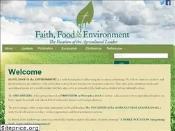 Sites similar to faithfoodenvironment.org