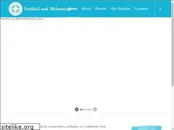 Sites similar to faithfulandwelcoming.org