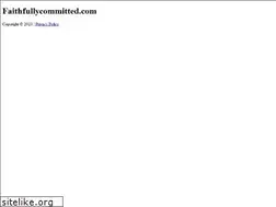 Sites similar to faithfullycommitted.com