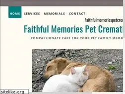 Sites similar to faithfulmemoriespetcremation.com