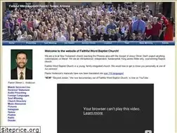 Sites similar to faithfulwordbaptist.org