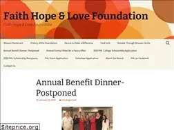 Sites similar to faithhopeandlovefoundation.org