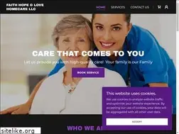 Sites similar to faithhopelovehomecare.com