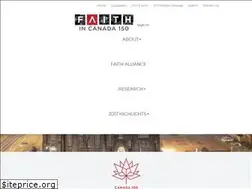 Sites similar to faithincanada150.ca