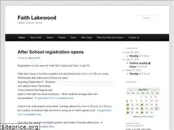 Sites similar to faithlakewood.org