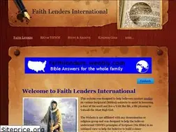 Sites similar to faithlenders.weebly.com