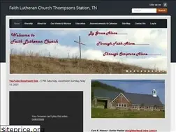 Sites similar to faithlutheran-tn.org