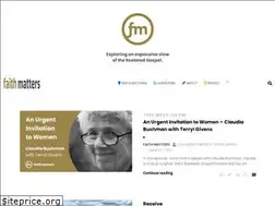 Sites similar to faithmatters.org