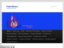 Sites similar to faithmatters.us